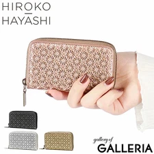 HIROKO HAYASHI Girasole 940 Key Case with Coin Purse Genuine Leather from Japan