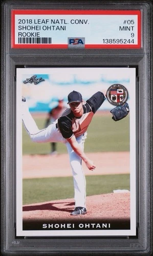 2018 Leaf National Convention Shohei Ohtani Rookie #05 RC PSA 9
