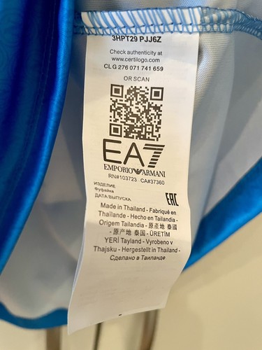 Maglia + Giacca antipioggia/vento Napoli EA7 2023/24 Scudetto Osimhen L XL Nuove - Foto 7 di 16