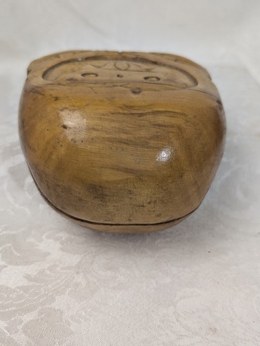 Japanese Meditation Drum Wooden Mokugyo Vintage Original - Picture 3 of 10