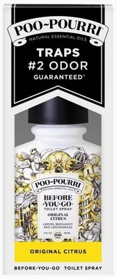 POO-POURRI Before-You-Go Original Citrus Toilet Spray - 2 oz (2 Pack)
