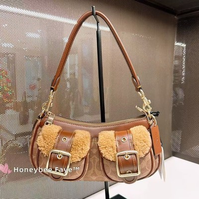 NWT Coach CCZ24 Ashton Bag With Signature Canvas Tan/Vintage Brown