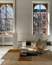 Nordic Knots Brown Rug - Hand Tufted Rug Wool area Rug any size available