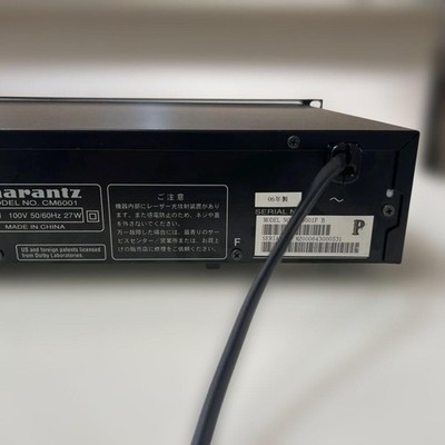 USED Marantz CM6001 CD/MD Combination Player black All Function | eBay