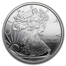 2 oz Silver Round - Walking Liberty 81.82 per troy oz