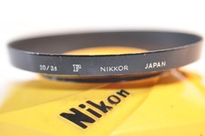 Nikon Gothic F Nikkor 20mm f/3.5 metal hood HN-9 type RARE for UD 20mm 3.5 72mm