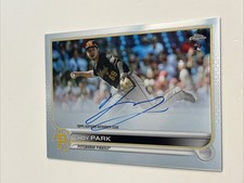 2022 Topps Chrome Rookie Hoy Park On Card Auto #RA-HPA (AU, RC) Pirates