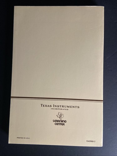Texas Instruments Student Calculator Math Paperback Book Vintage - Picture 3 of 5