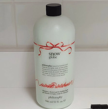 Philosophy Shampoo Shower Gel Bubble Bath 32 oz ~ SNOW GLOBE ~ Holiday New 0.93 per gallon