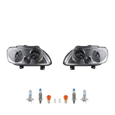 Scheinwerfer + Osram Night Breaker Laser passend für VW Touran 1T Set Li Re