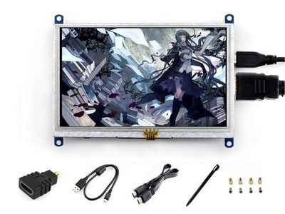 5 Zoll TFT LCD Touchscreen 800x480 HDMI Raspberry Pi BeagleBone Black