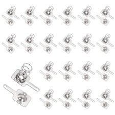 20 Set Battery Spring Contact 7x7mm Positive Negative Unipolar