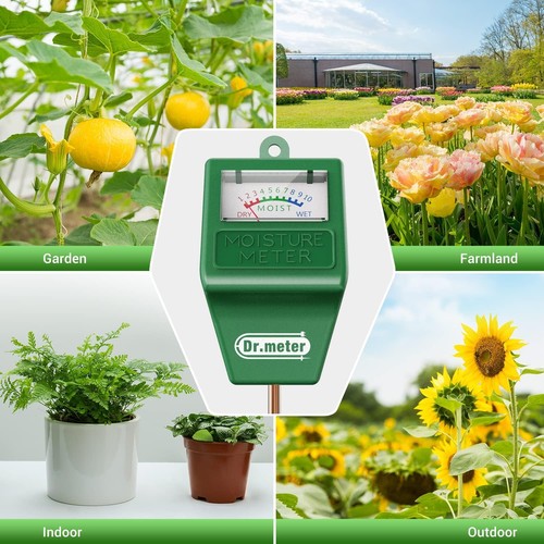 Misuratore Umidità Terreno 2 Pacchi Misuratore di umidità del Suolo Tester del - Foto 19 di 24