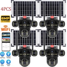 V380Pro 3 Lens Camera WIFI Smart Home 6MP Wireless IP Camera Security Outdoor US