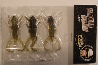 Monkey Lures Better Craw, 7,5cm, 3 Stück, Sonderfarbe Better Fishing