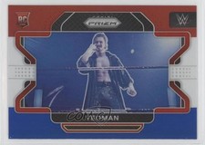 2022 Panini Prizm WWE Red White & Blue Prizm Teoman #42 10vh
