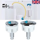 Toilet Push Button Dual Flush Water Saving Chrome For Ideal Cistern Tank Parts