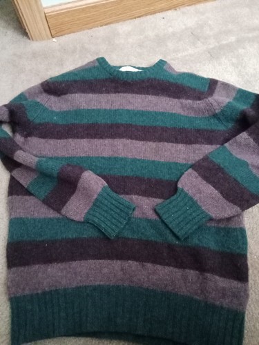 MC George Real Shetland 100% New Wool Size 107cm / 42" Large - Picture 8 of 12