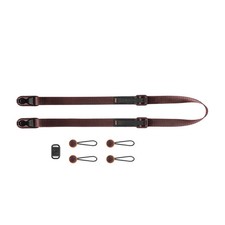 Peak Design Leash Ultralight Camera Strap in Eclipse Berry Brown NEW