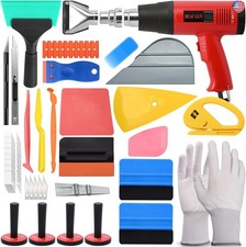 NEWISHTOOL Vinyl Wrap Tool Kit with Heat Gun, Car Wrap Kit, Felt Squeegee,