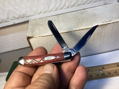 2005 Case XX Rattlesnake Jigged Bone Tiny Trapper 62154 SS. NOS | eBay