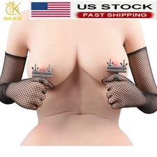 Adjustable Nipple Clamps Clips Torture Breast Bondage Toy With Glove For Couple