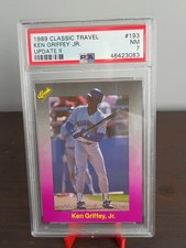 1989 Classic Update Purple Travel Edition Ken Griffey Jr #193 (RC) PSA 7