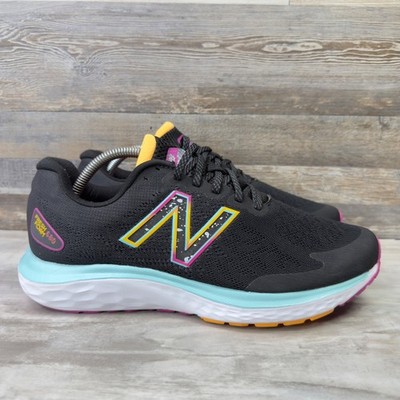 New Balance Fresh Foam 680v7 Womens Size 11 Running Shoes W680NK7 Black Multi