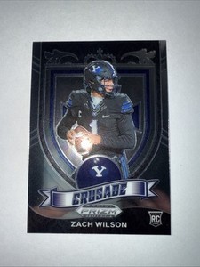 2021 Panini Prizm Draft Picks - Crusade Zach Wilson #168 Silver Prizm (RC)