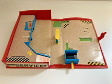 Vintage Micro Machines City Service Center Playset Red Case Original Owner