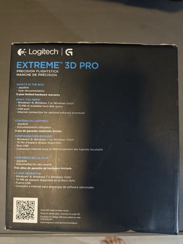 Logitech Extreme 3D Pro Flight Simulator Joystick Controller USB - Picture 4 of 4