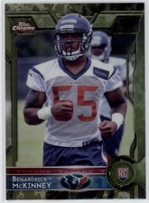 2015 Benardrick McKinney Topps Chrome Camo Refractor RC 355/499 #132 (F936)