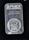 1 oz Ampex Silver Bar. Seller Since 2008