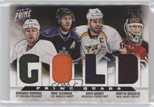 2012 Panini Prime Quads 49/50 Brenden Morrow Mike Richards Shea Weber #5 HOF 2u9