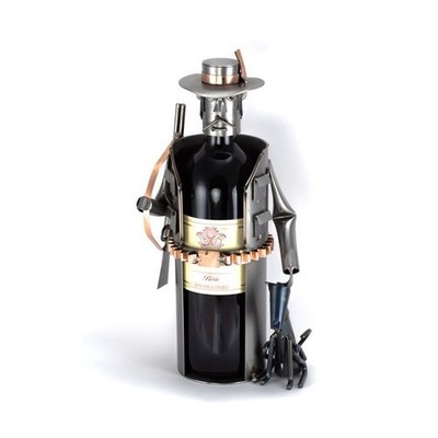 Steelman 24 Weinflaschenhalter , Jäger m. Hund