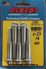 ARP 613-2500 S/S Bolt Kit - 12pt. (5) 3/8-16 x 2.500