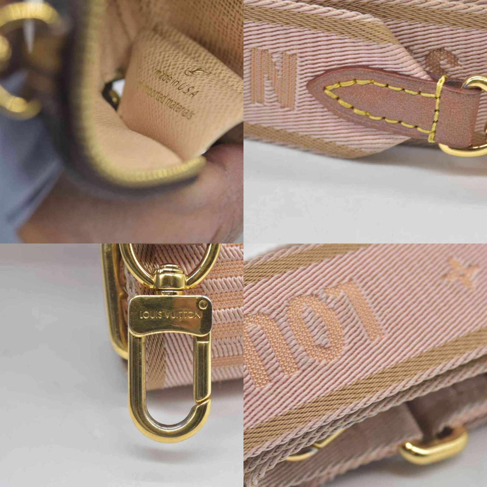 $2840 2020 Louis Vuitton LV Monogram Multi-Pochette Accessories Rose Clair Pink image 8