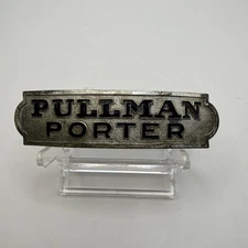 Vintage Pullman Porter Railroad Hat Badge / Cap Insignia – Metal, Original