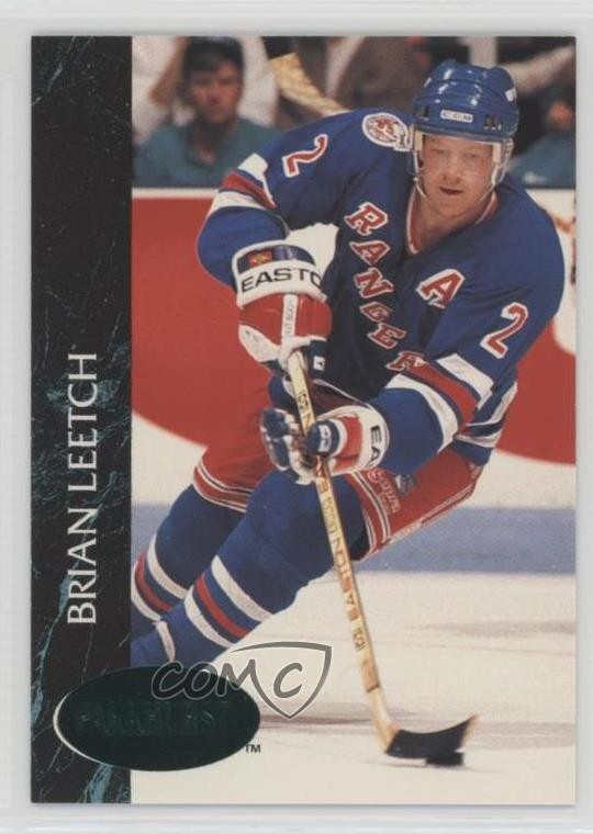1992-93 Parkhurst Emerald Ice Brian Leetch #110 HOF 1s7