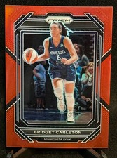 2023 Panini Prizm WNBA Bridget Carleton #37 Minnesota Lynx Red Prizm /199