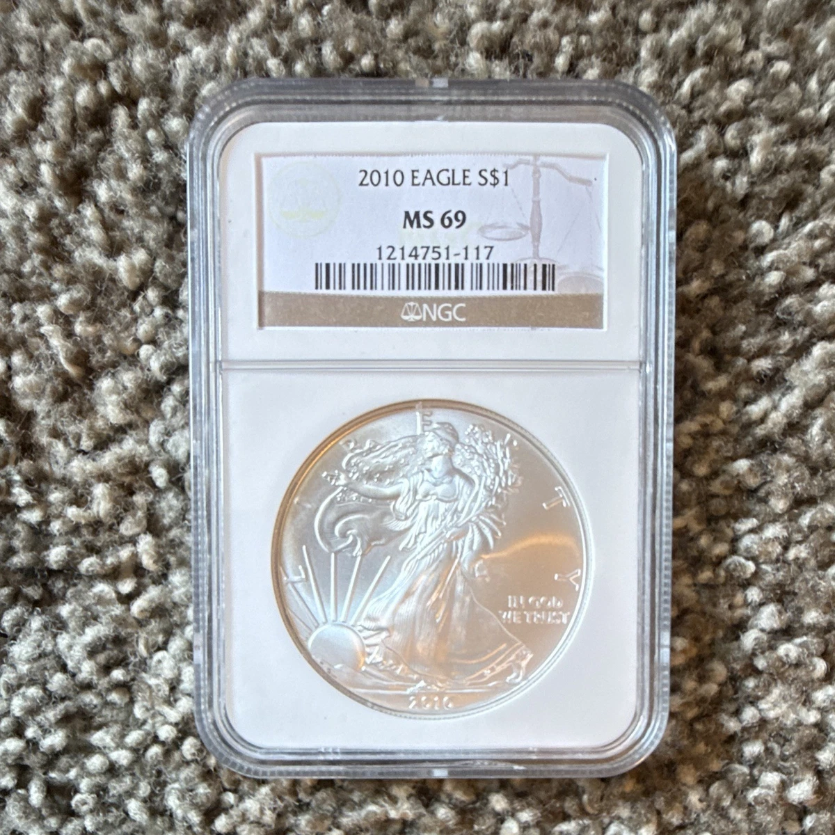 American Eagle MS 69 Graded 2010 Silver Bullion Coins for sale | eBay