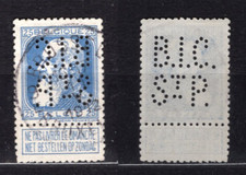 Timbre Belgique classique n°76 Léopold II  Perforé  / perfin TBE   .