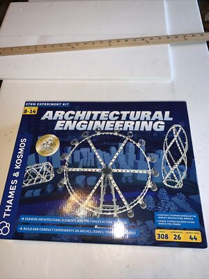ARCHITECTURAL ENGINEERING THAMES & KOSMOS FERRIS WHEEL STEM EXPERIMENT KIT NEW