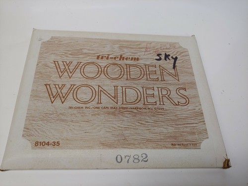 Tri-Chem Wooden Wonders Ski Mobile #0782 Made in USA 8104-35 - Picture 12 of 12