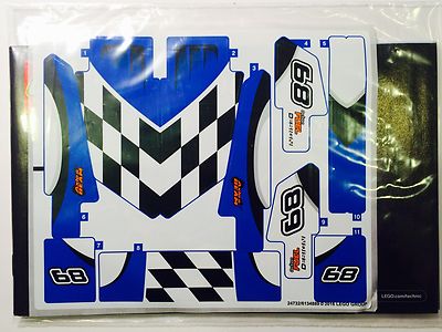 Lego Technic 42045 Hydroplane Racer Sticker sheet and 2 instruction book only