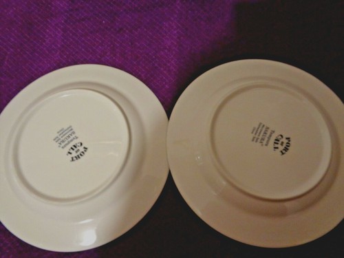 Set of 2 Salad Plates by Sakura Port of Call Tempura Blue 8 ¼ Inch Excellent - Picture 3 of 12