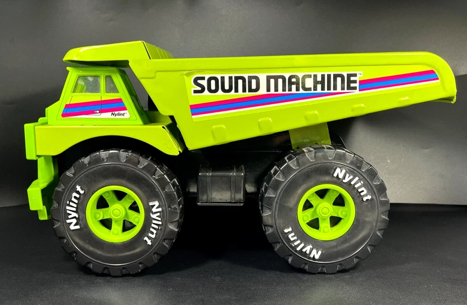 Camión de volteo de juguete Nylint 1991 como nuevo enorme máquina de sonido hombre verde cueva ¡de colección funciona! ! Foto 2 de 4