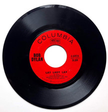 Bob Dylan  Lay Lady Lay / Peggy Day 1969 Columbia Vinyl 45