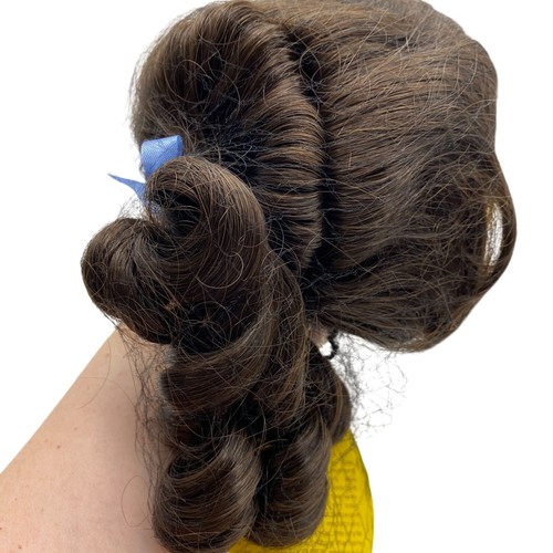 Kemper Renee doll wig hair size 14-15 Reborn Dark Brown NEW ringlets curly - Picture 4 of 8