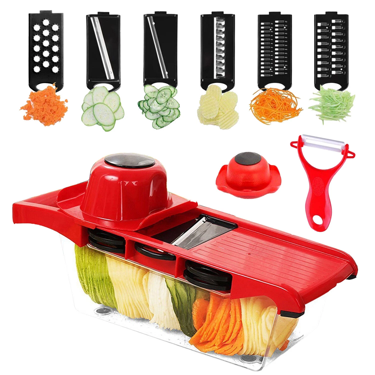 Vegetable Fruit Chopper Cutter Food Onion Veggie Dicer Slicer Kitchen Container
Opens in a new windo